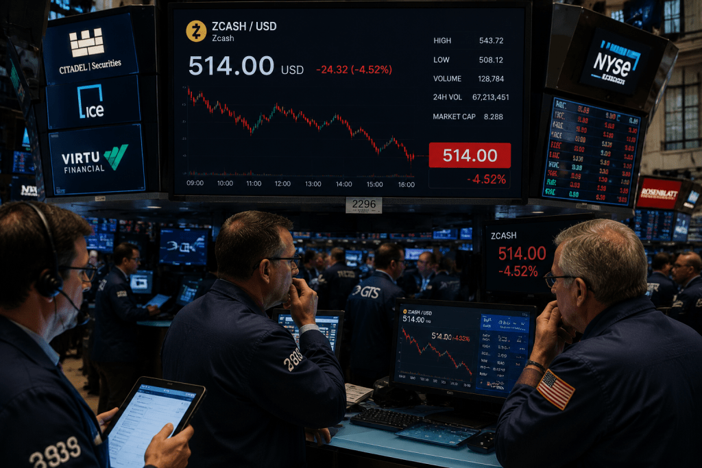 ZEC dips toward the 50-Day EMA as momentum softens