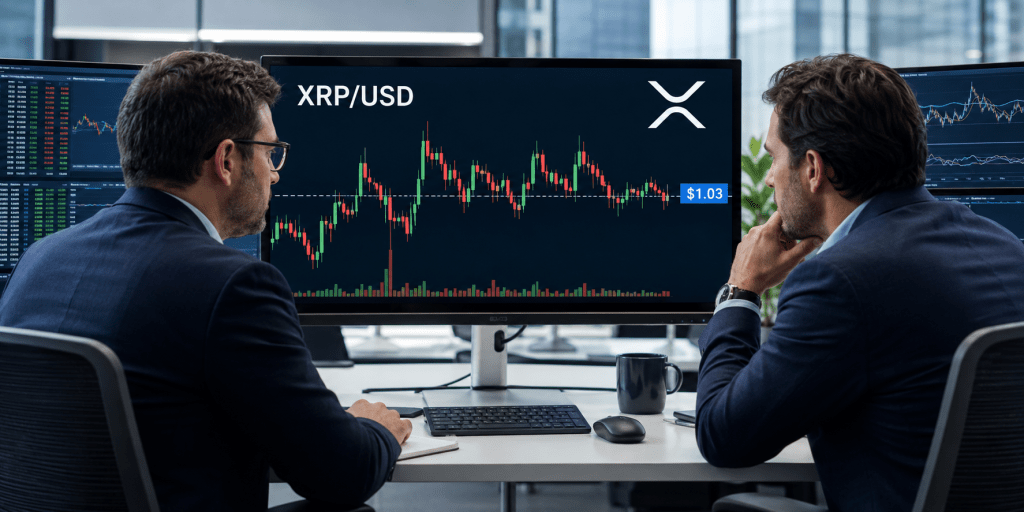 XRP rebounds to $1.03 but bearish momentum keeps $1 support at risk